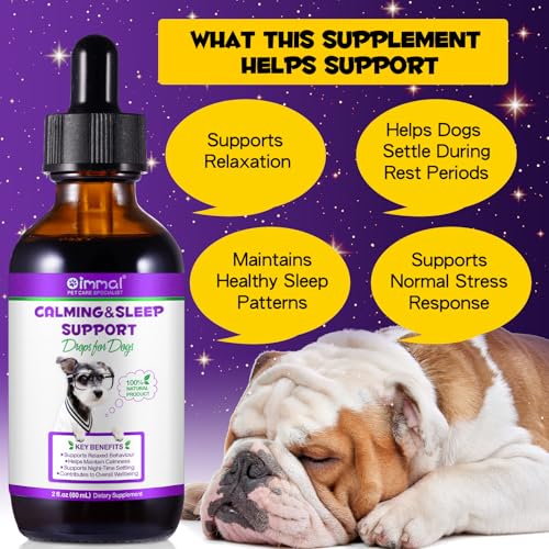 Melatonina Per Cani, Aiuto Liquido Per Il Sonno Dei Cani, Trattamento Calmante In Caso Di Rumori, Rumori E Viaggi, Favorisce Il Rilassamento 60 Ml - 4