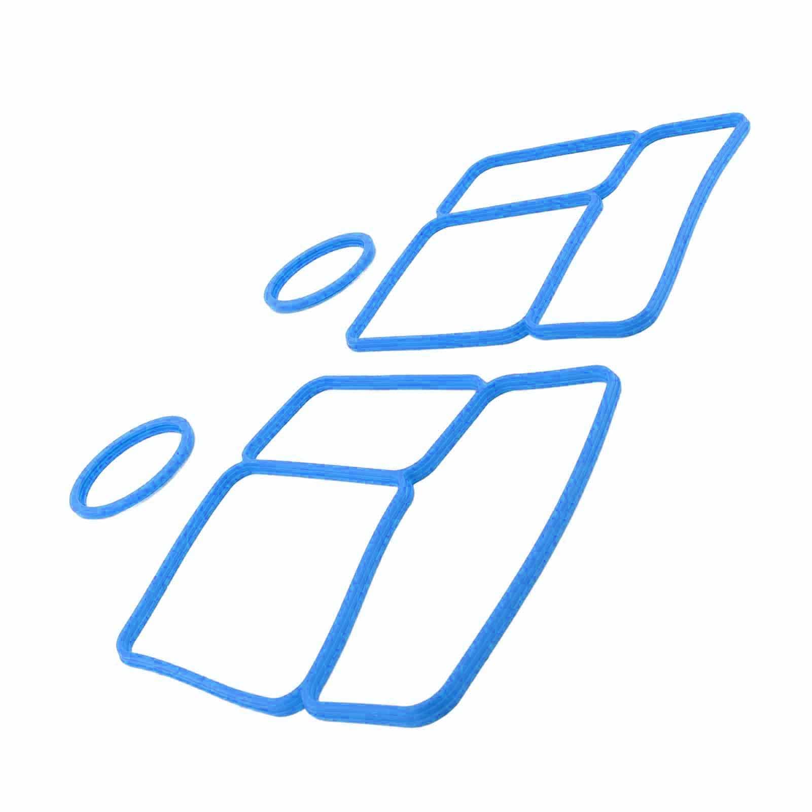 Yinhing Compatible with Omie Box Omie Box o Omiebox 2 Pack Silicone Lid Sealing Gasket for Lunch Leakproof Replacement for Airtight Food Container (Blue) — view 7