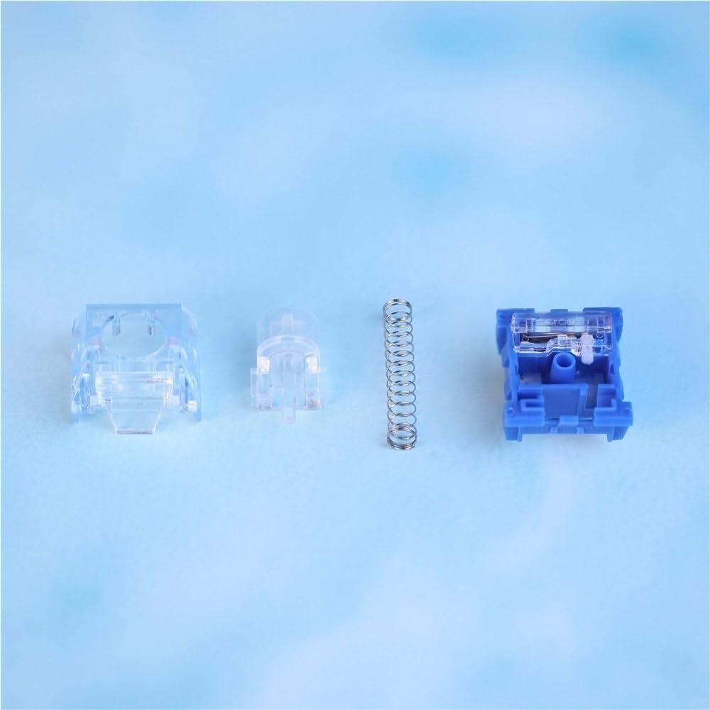 Kailh Deep Sea Silent Pro Box V2 Switch, Interruptor De Teclado Mecánico Prelubricado con Diseño De Whale/Islet(Islet (Linear),90PCS)