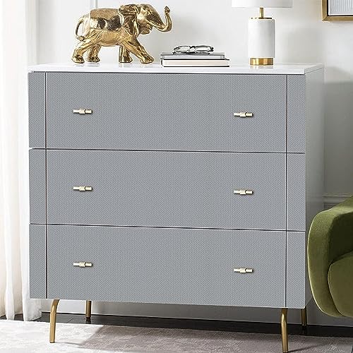 Image of ELTON Textured Solid Color Plain Wallpaper Self Adhesive Waterproof Embossed Wallpaper for Wall Livingroom Bedroom Furniture Table top, Kitcken Almirah & Doors (Light Grey, 50 Sq Feet)