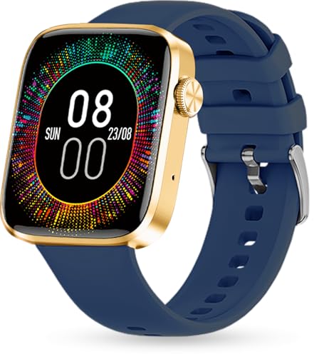IZI Smart Pro with a 1.92" Retina Display, Bluetooth Calling, Always-On Display, AI Voice Assistant, Activity Tracker,ECG,SpO2,BP Monitoring, 5-Day Ba