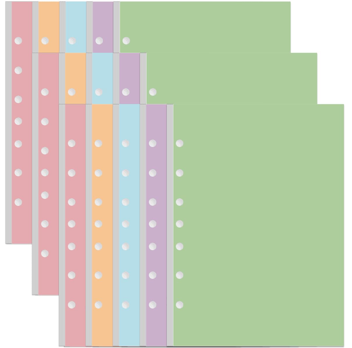 Dotted Paper Dotted Filler Paper - 500 Sheets For Mini Binders, Bullet ...