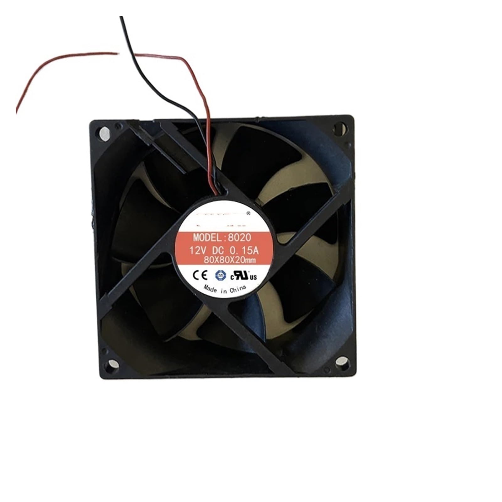 ANERTQUIH 8020 80x80x20mm DC 12V 0.15A Cooling Fan