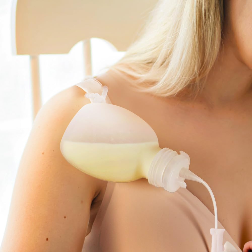 haakaa Set di Tubo di Alimentazione Supplementare e Sacca, Sistema di Allattamento Supplementare per Bambini, SNS Breastfeeding System, Silicone per Alimenti