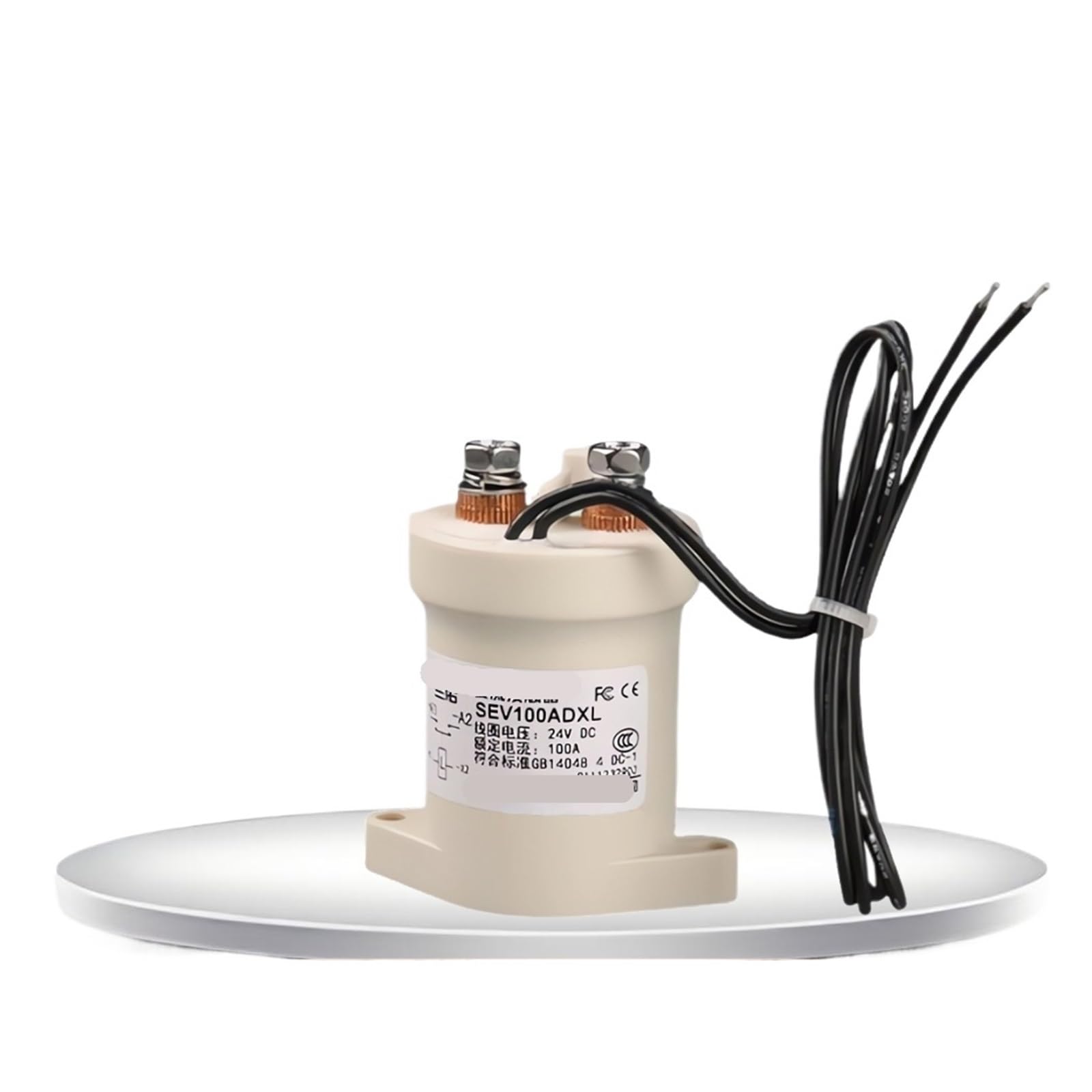 OSHZIKJII SEV100AD 12V 24V 36V 48V 72V Station DC Contactor DC power Electric Relay Switch(1NO,12V)