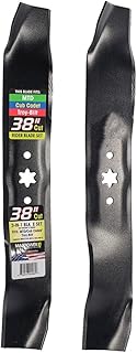 MaxPower 561531 2-Blade Set for 38 Inch Cut MTD/Cub Cadet/Troy-Bilt 742-0610, 942-0610