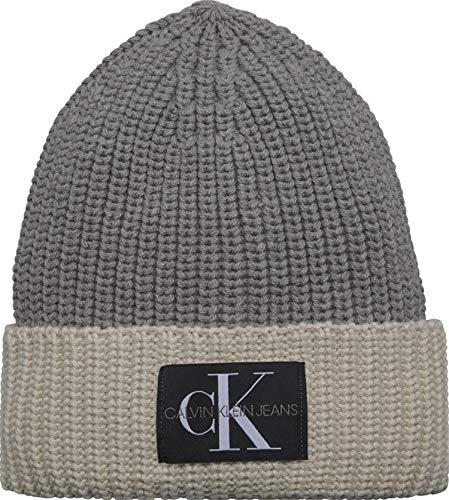 Preisvergleich Produktbild Calvin Klein Boys / Girls Mütze Strick Beanie IU0IU00061 (light grey heather)