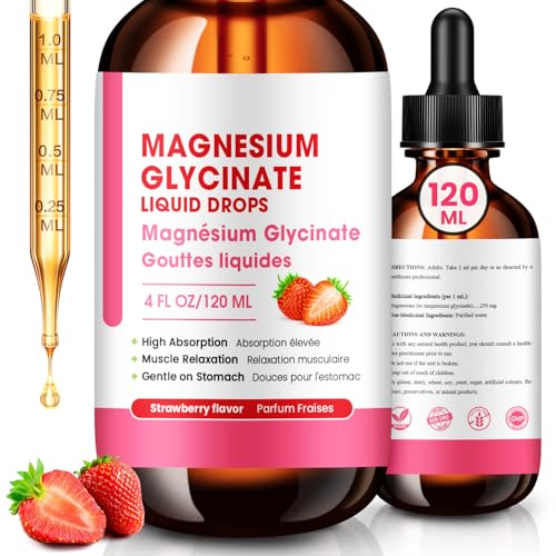 Magn-esium Glyc*inate Liqui*d D*rops, Strawberry