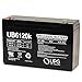 6V 12Ah SLA Replacement Battery for Streamlight Litebox SL40 Flashlights by UPSBatteryCenter