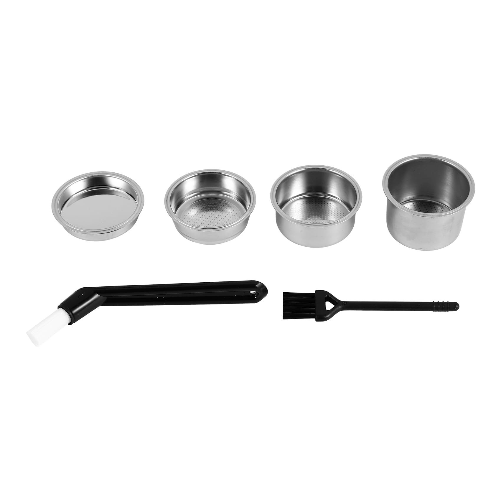 detee 51mm Filter Basket 1/2/4 Cup for Espresso Bottomless Portafilter,Compatible with, 51mm Coffee Machine