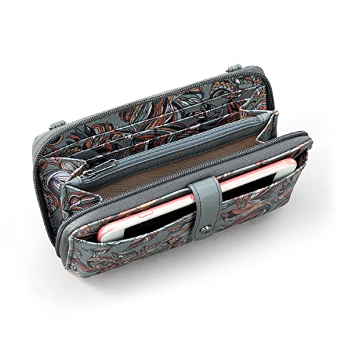 Image of Sakroots Smartphone Crossbody Purse - Women's Cellphone Bag & Wallet For Everyday - Convertible Wristlet With Zipper