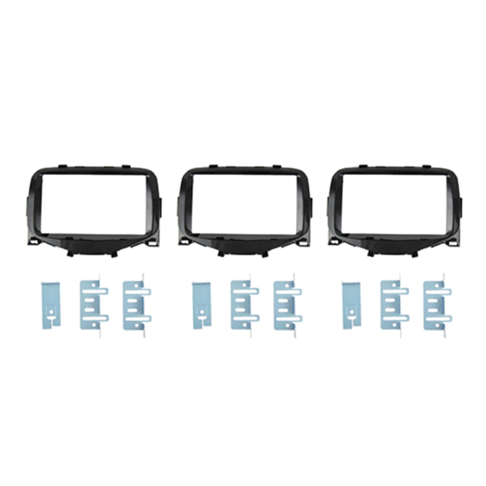 Evita holguras con el panel de fascia doble DIN de 178 x 102 mm para navegador estéreo C1 6