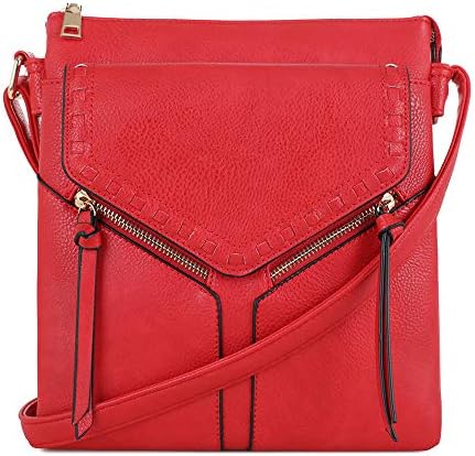 Katie Lightweight Medium Crossbody Bag Shoulder Bag with Multi Pocket for Women