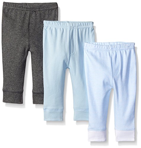 Pantalon bébé garçon bleu 0-3 mois coton souple vêtement bleu
