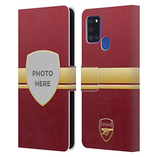 Coque Samsung A21s Rouge et Or Arsenal FC Idéale pour les Jours de Match