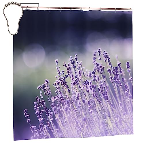 Rideau de douche moderne imperméable déco salle de bain imprimé - 2