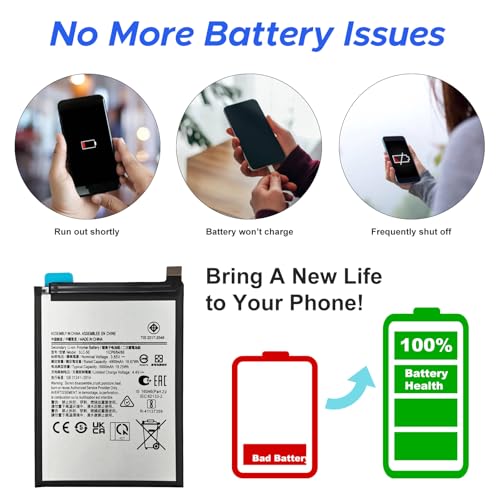 Image of GREEN FUSION New Battery Replacement SLC-50 Compatible with Galaxy A03 Core SM-A032F /M, Includes Tools & Instruction