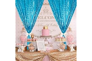 Captivating Turquoise Sequin Curtains for Enchanting Occasions