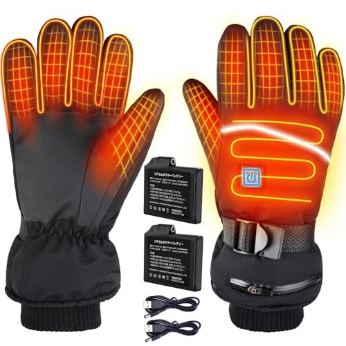 XHP 電熱グローブ バイク用 7.4V 6000mAh