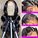 Luduna Lace Front Wigs Human Hair Pre Plucked Lace Frontal Body Wave Wigs with Baby Hair 13x4 Transparent Lace Front Human Hair Wigs Full End Hair 100% Unprocessed Brazilian Virgin Hair Wigs for Women