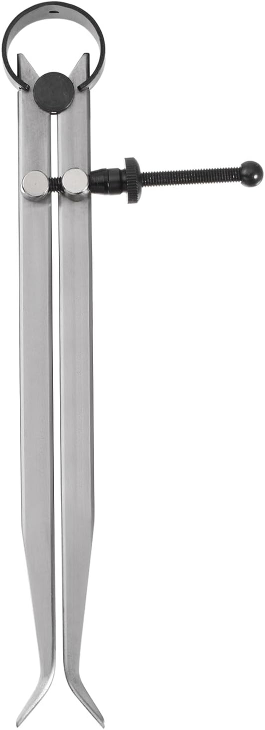 Generic Spring Joint Caliper 8 inch / 200mm Adjustable Spring Inside Caliper with Solid Nut for Wood Turning Lathe Work