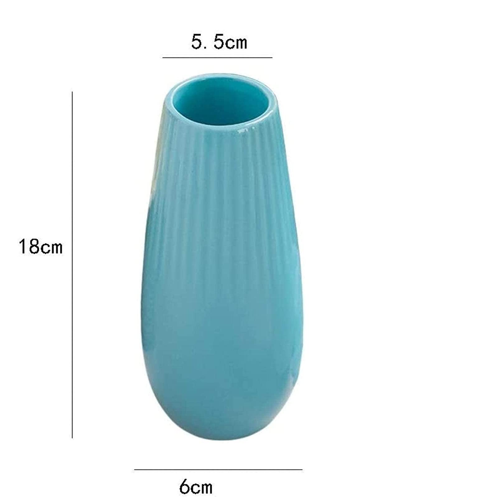 Vasen Vase aus Keramik, handgefertigtes Kunsthandwerk, kann mit Wasser gefüllt Werden, Kulturblumen können im Büro, Wohnzimmer, als Dekoration platziert Werden Deko