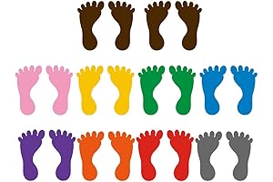DOITOOL Class Stickers Delightful Footprints for Floor
