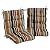 Greendale Home Fashions Outdoor 44 x 22-inch High Back Chair Cushion, Set of 2, Espresso Stripe 2 Count