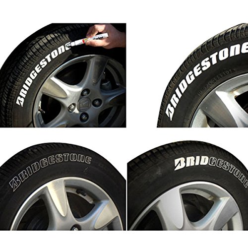 Auto Auto Pneumatico Marcatore Vernice Penna Impermeabile Bianco Universale