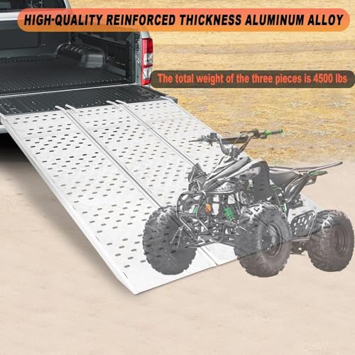 Rampa de Aluminio Plegable Extra Ancha 1500 lb miniatura 7