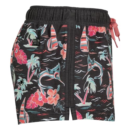 Salt Life Girls' Ocean Drift Classic Fit Volley Shorts2