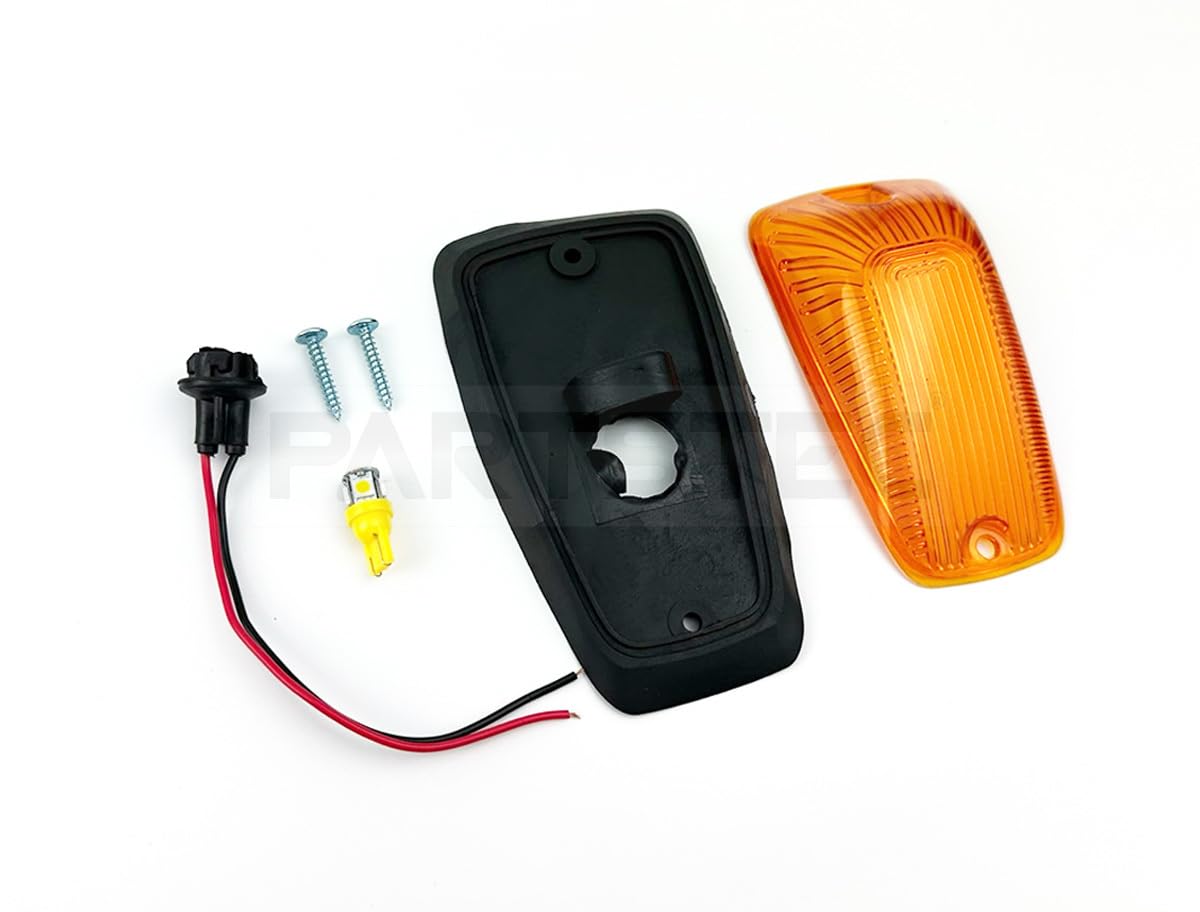 Amazon | MOTOR POWER 汎用 ルーフマーカー アンバー レンズ 5個
