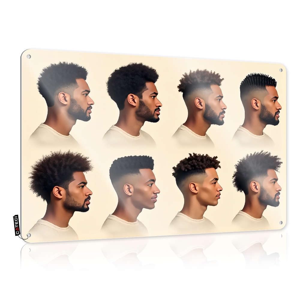 Door Items Farmhouse Signs | Various Men's Hairstyles With Beards. Aesthetic For Game Room Living Room(30X40CM)