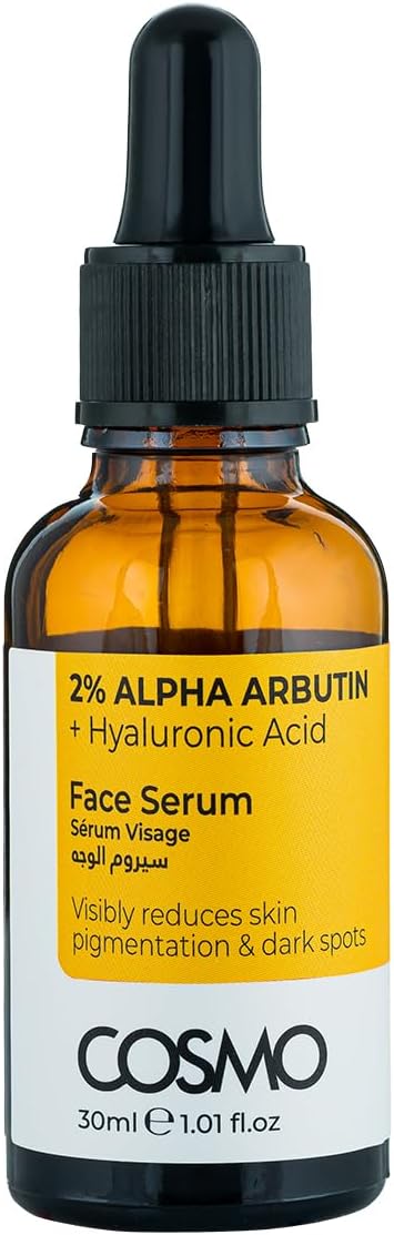 2% Alpha Arbutin + Hyaluronic Acid Reduce Skin Pigmentation & Dark Spots Face Serum 30ml; For Men & Women; Skins Care; Acne Scars; Dark Spot; Dryness; Facial; Beauty
