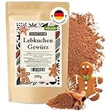 MARKETIFAR Lebkuchengewürz - 100g Lebkuchen Gewürz Mischung für die Weihnachtszeit - Ideal zum Backen - Spekulatius, Lebkuchen, Plätzchen, Kekse, Honigkuchen, Pfefferkuchen und Weihnachtsgebäck