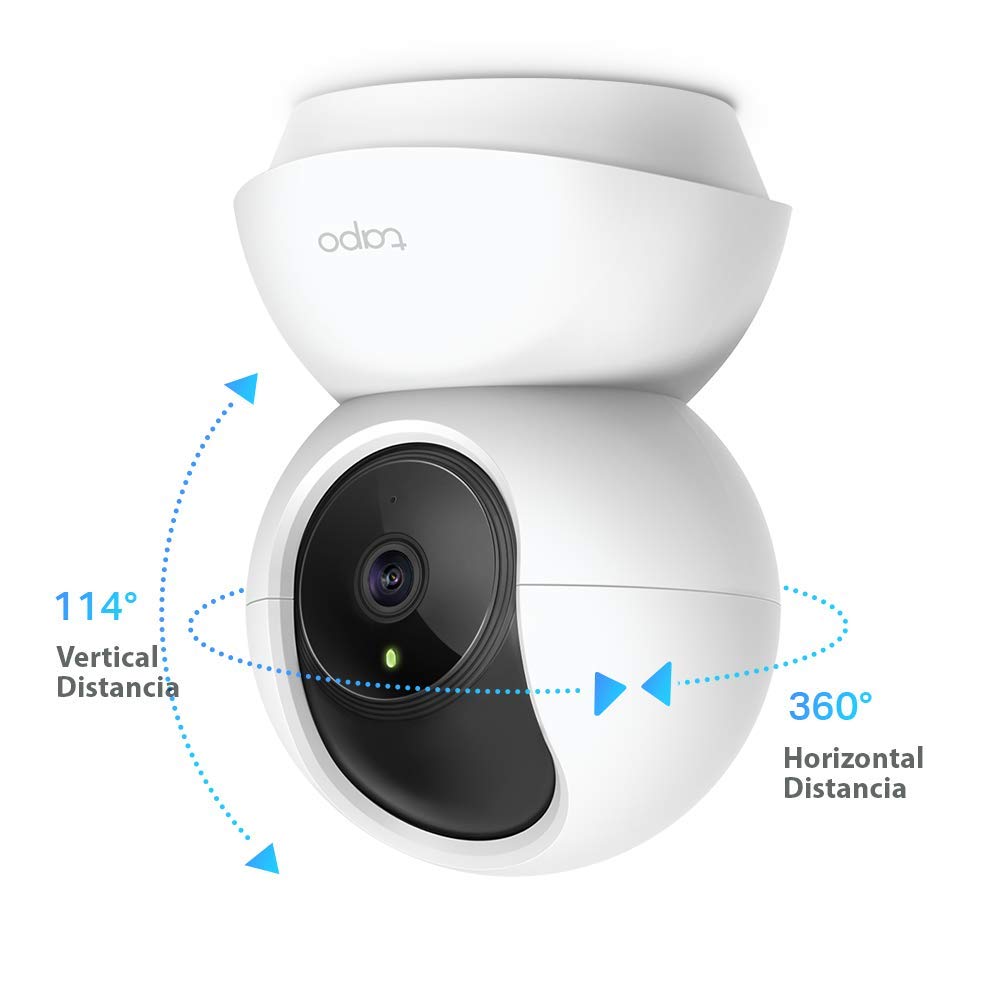 Tapo Tapo C200P2 - Cámara IP WiFi 360° Cámara de Vigilancia FHD 1080p,Visión Nocturna, Notificaciones en Tiempo Real, Admite Tarjeta SD,Detección de Movimiento,Control Remoto,Compatible con Alexa in use