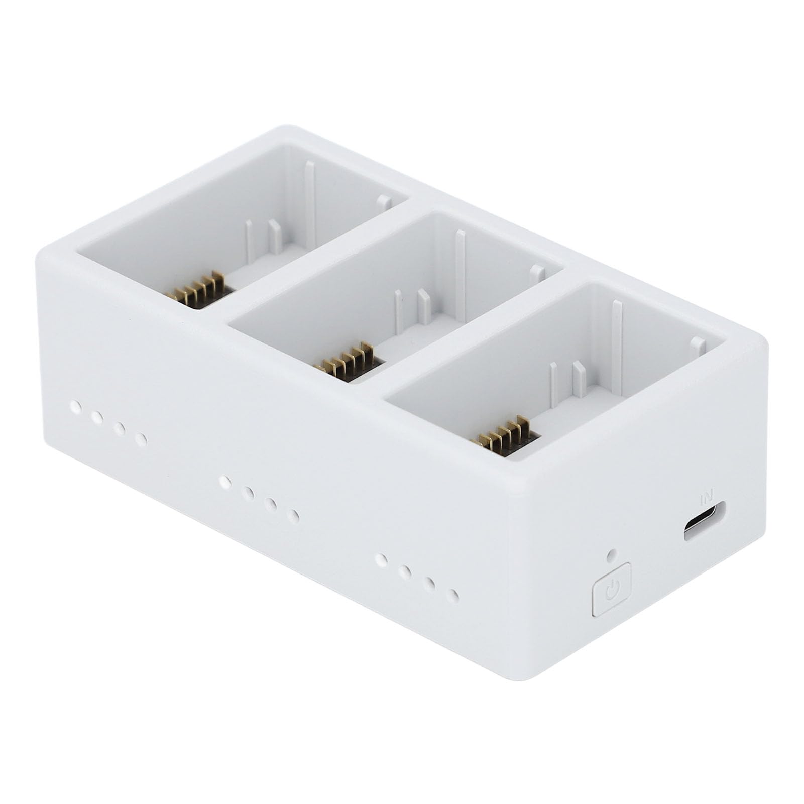 Jiawu Hub di Ricarica per Batterie per Droni, modalità di Ricarica Doppie a 3 Alloggiamenti Rapida 35 W, Hub Caricabatterie Bidirezionale con Deposito di Scarica della Carica per Mini 3, 4, Pro