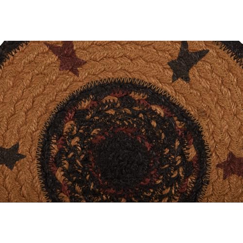 VHC-Brands-Classic-Country-Primitive-Tabletop-Kitchen-Heritage-Farms-Tan-Star-Jute-Trivet VHC Brands Classic Country Primitive Tabletop Kitchen Heritage Farms Tan Star Jute Trivet