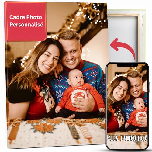 GiveSmiles Photo sur Toile Personnalisée — Tableau photo décoratif avec impression photo HD sur...