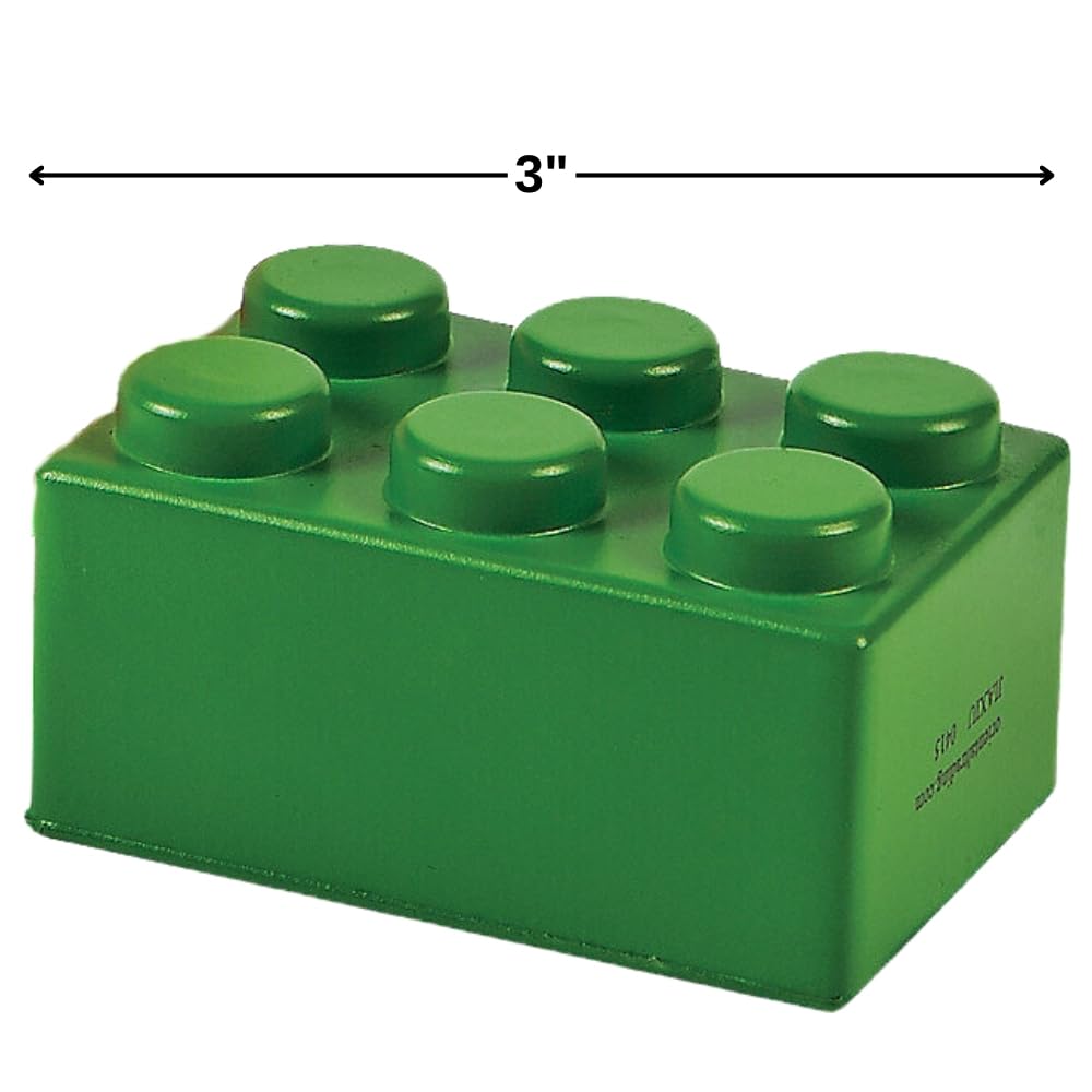 Amazon.com: Fun Express Color Brick Stress Toy Party Favors VBS
