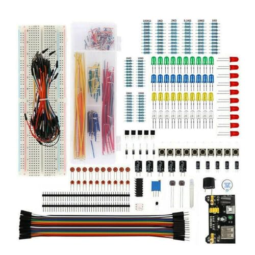 Kit de iniciación electrónico para proyectos de bricolaje con kit de circuito básico completo