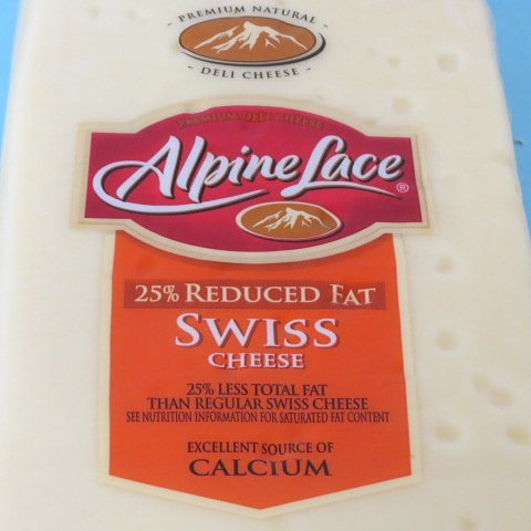 Swiss Cheese Reduced Fat (25% less fat) 16oz Sliced by HolanDeli.