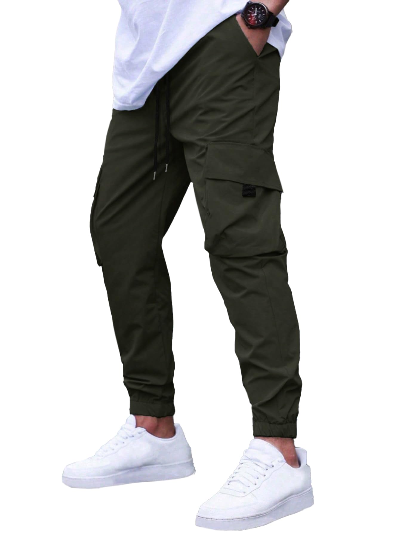 TAGDO Solid Cargo Pant for Men||Joggers Pant||Regular Pant||Gym Pant (5157)