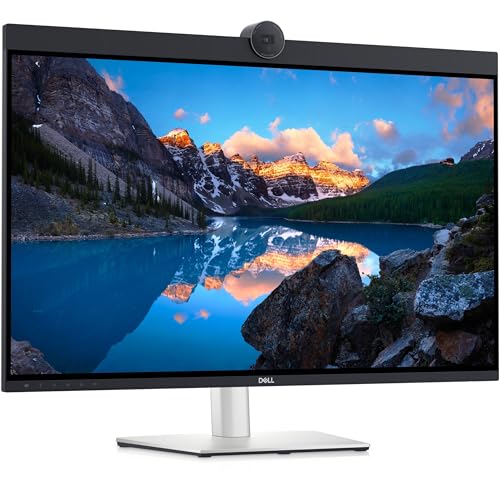 Image of Dell UltraSharp 32 inch 4K UHD IPS Video Conferencing Monitor w /5ms Response Time, Built-in Speakers, Anti Glare, VESA Mount (100mm), DisplayPort, HDMI, Black /Silver (U3223QZ) 2 Pack