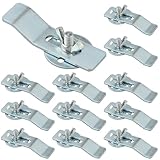 AOKLIT 12 Pcs undermount Sink Clips, Under Mount Sink Brackets, Heavy Duty Sink mounting Clips for Bathroom, Granite, Kitchen, Vanity Countertop Sink Supports, Silver