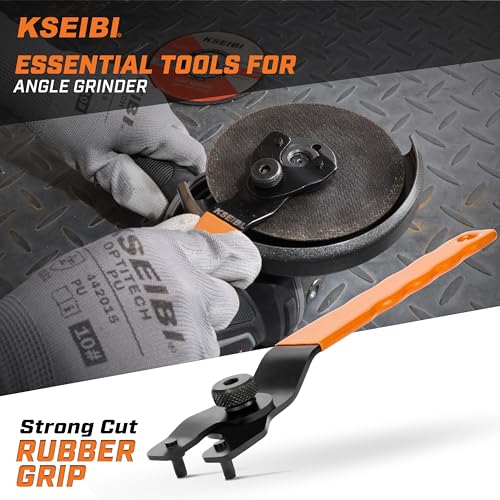 Image of KSEIBI 689048 Universal Adjustable Pin Angle Grinder Wrench for Flange Grinder Tool Machine from 4 Inch - 9 Inch Spanner