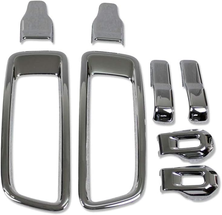 Beautost Fit For Jeep Wrangler 2018 2019 2020 2021 2022 2023 2024 Front Hood Vents Air Outlet Decorated Cover Trims -8PCS