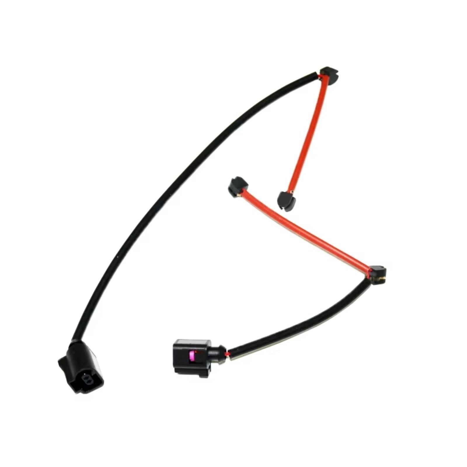 Sensor De Desgaste De Pastillas Compatible Con VW Para TOUAREG 7LA 7L6 7L7 2002 2003 2004 2005 2006 2007 2008 2009 2010 Líneas De Sensor Pastillas Freno Delantero Trasero(2pcs Front)