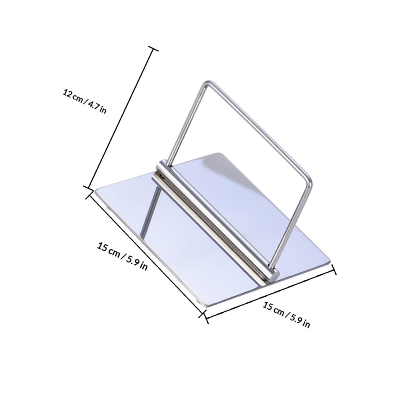 Soporte y de al de Acero Toallas Papel Base para Inoxidable Estable Diseño Moderno Resistente Desgaste Diario para Dormitorio y Áreas