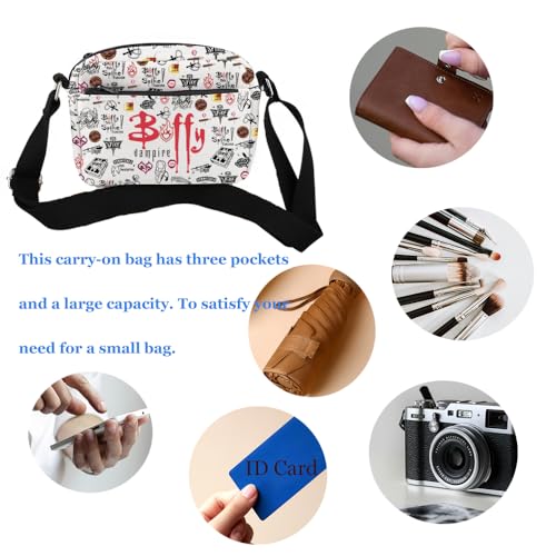 KUIYAI Vampire Merchandise Inspired Crossbody Bag Vampire Lovers Messenger Bag 90s TV Show Character Gift (BufyHengCrossS)2